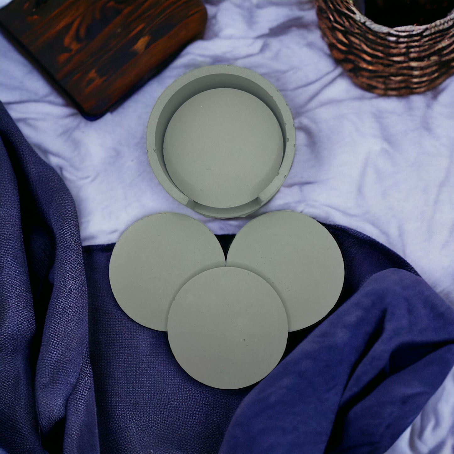 Concrete Coaster Set